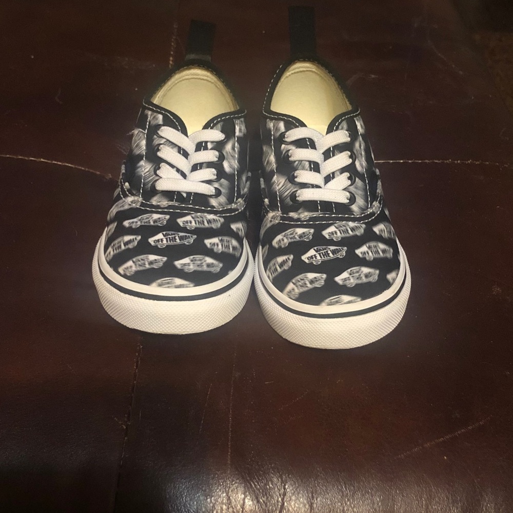 Vans Toddler Blur Boards Authentic Elastic Lace